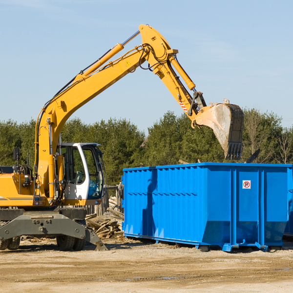 are there any restrictions on where a residential dumpster can be placed in Shiocton Wisconsin